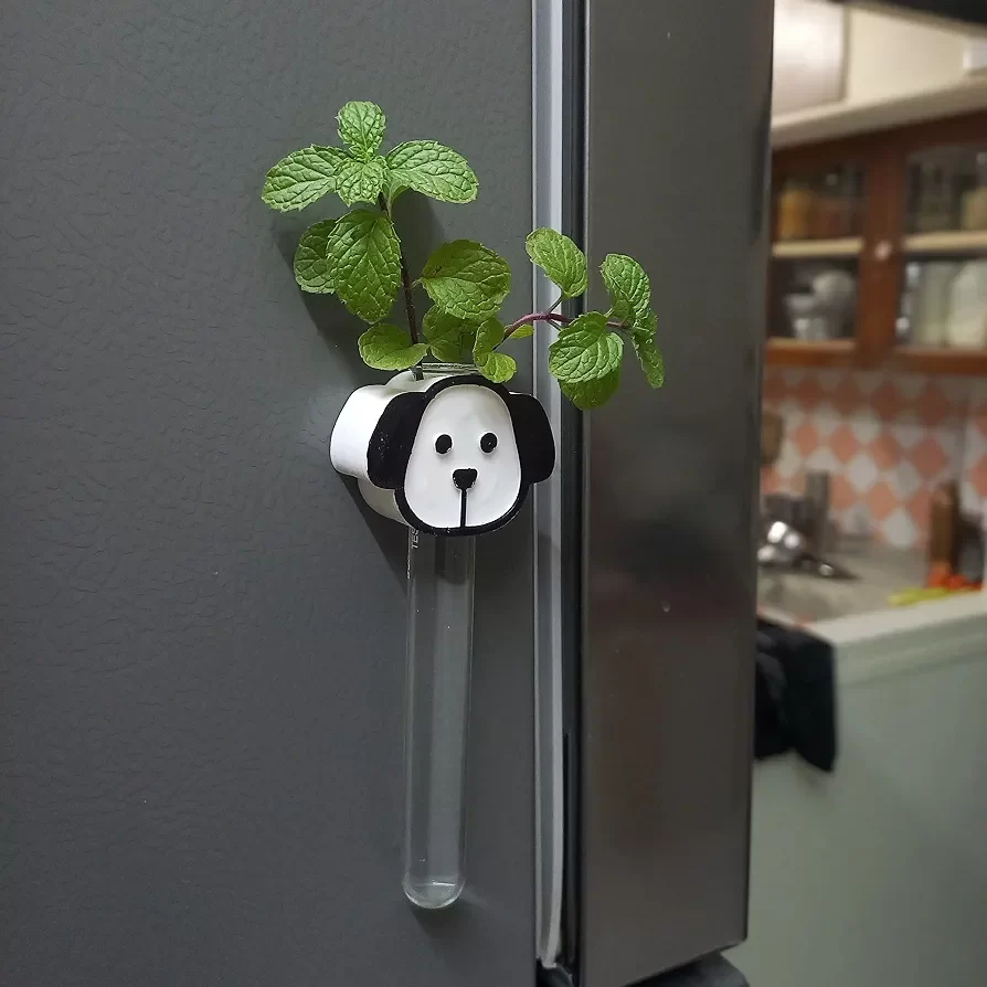 Dog Magnetic Planter for Wall or Fridge - Perfect for Small Plants image 4