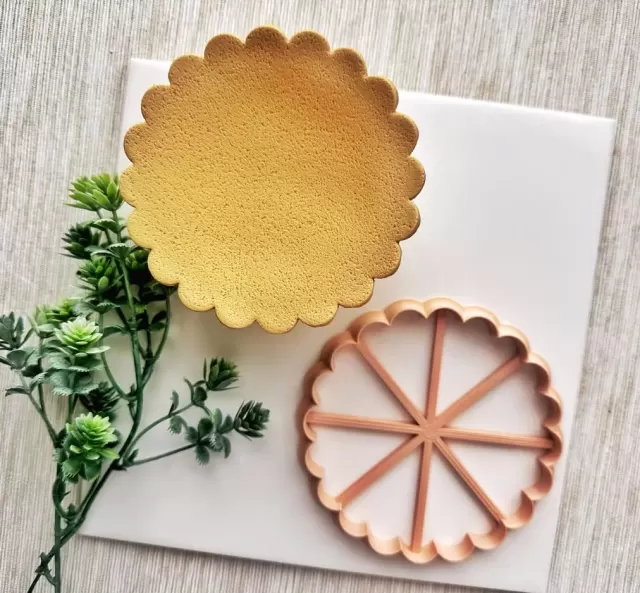 Flower Polymer Clay Cutter | Trinket Dish Polymer Cutter (White, 5 Inch)